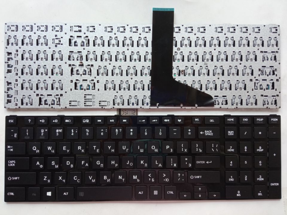 Picture of New Replacement Laptop Keyboard For TOSHIBA S50/L50-A BLACK FRAME BLACK (OEM) RU Layout